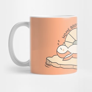 Cute Homebody Penguin illustration Mug